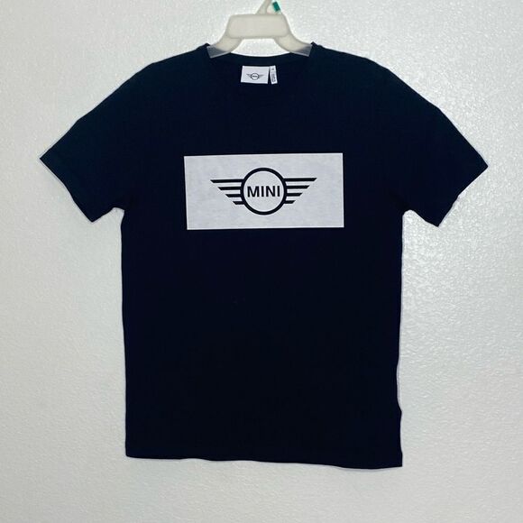 MINI COOPER Men’s Black 100% Cotton Round Neck T Shirt Size M. NWOT